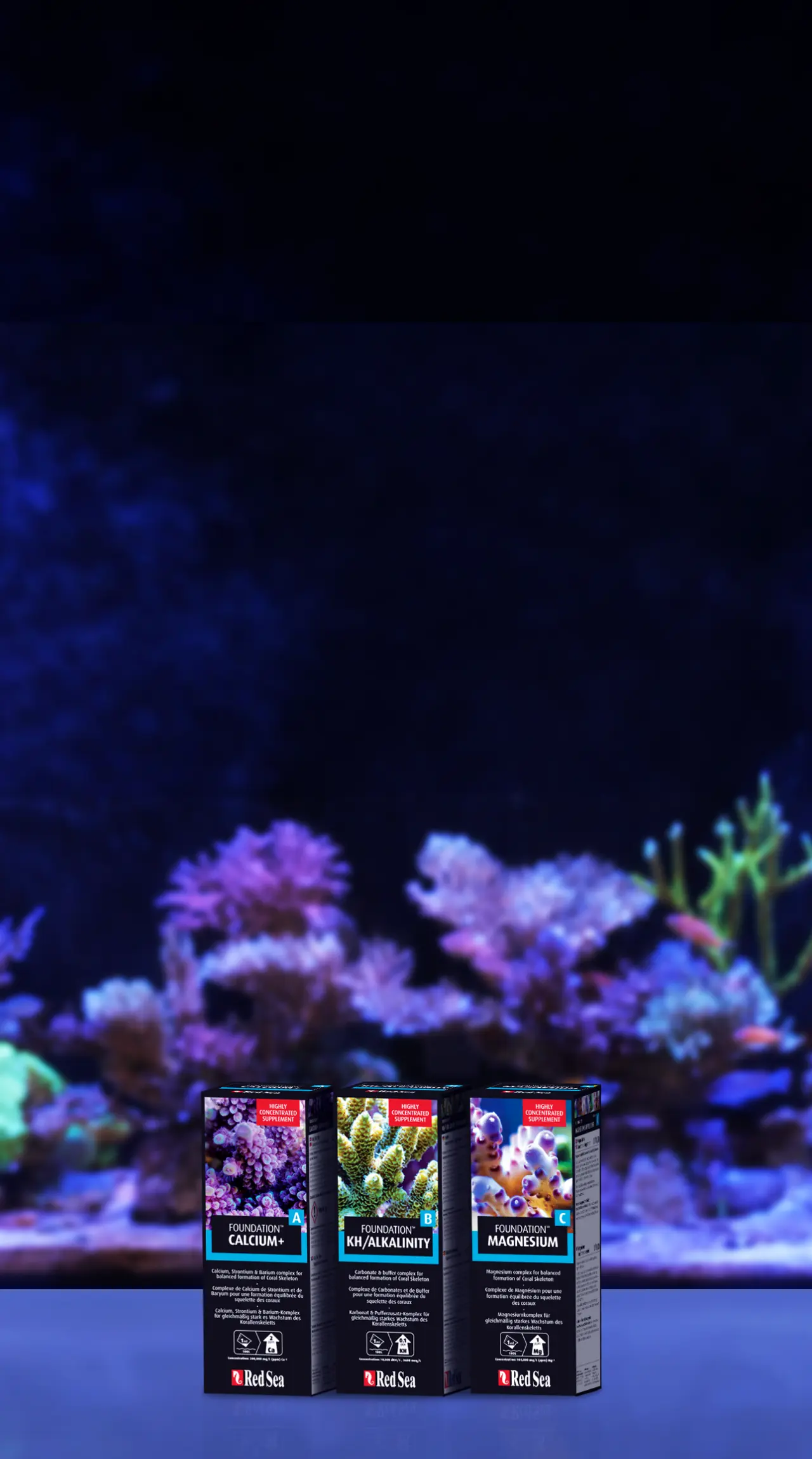 Complete 7-part Supplement Program - Red Sea Fish
