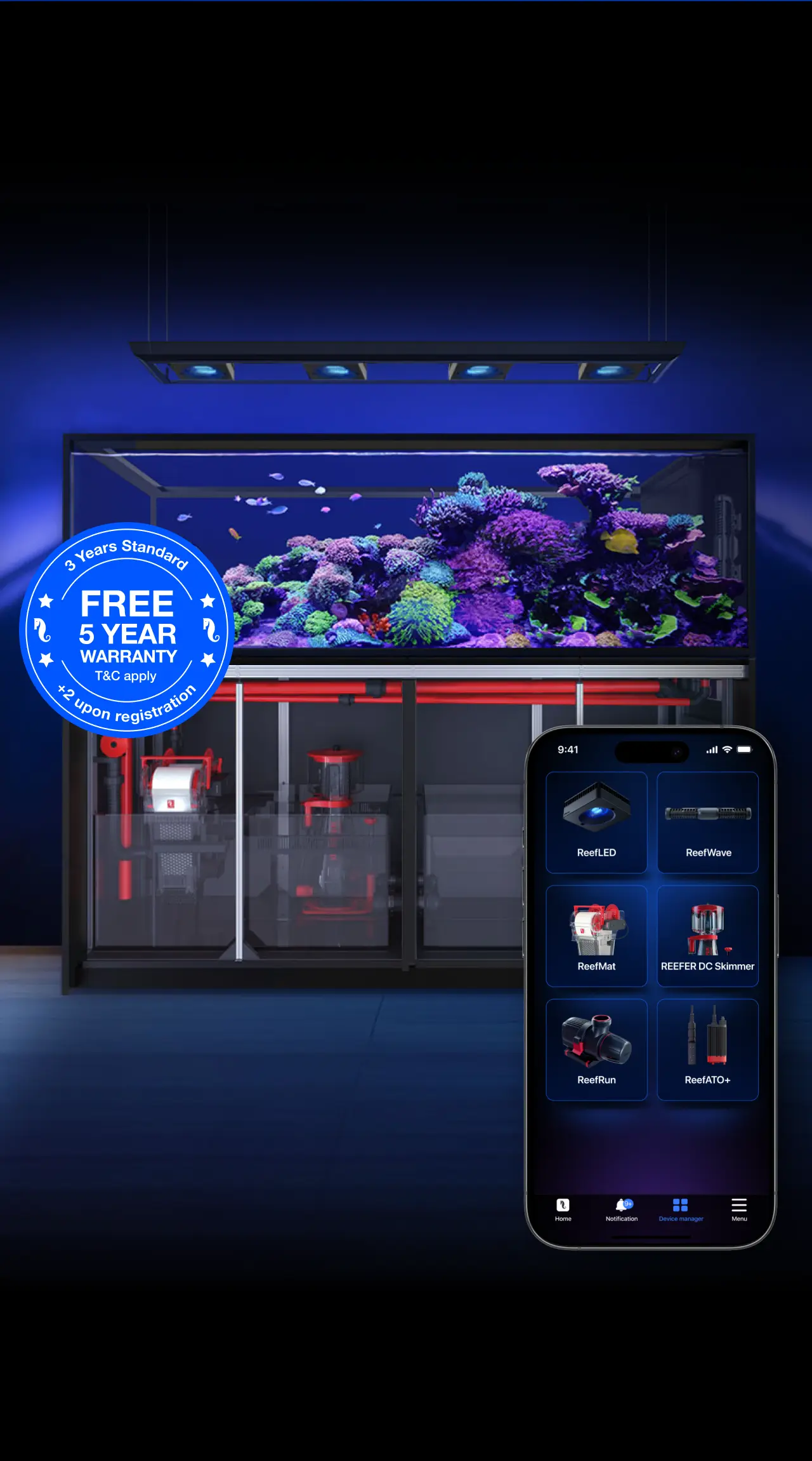 Red Sea REEFER MAX Peninsula G3 | Plug & Play, smart systems